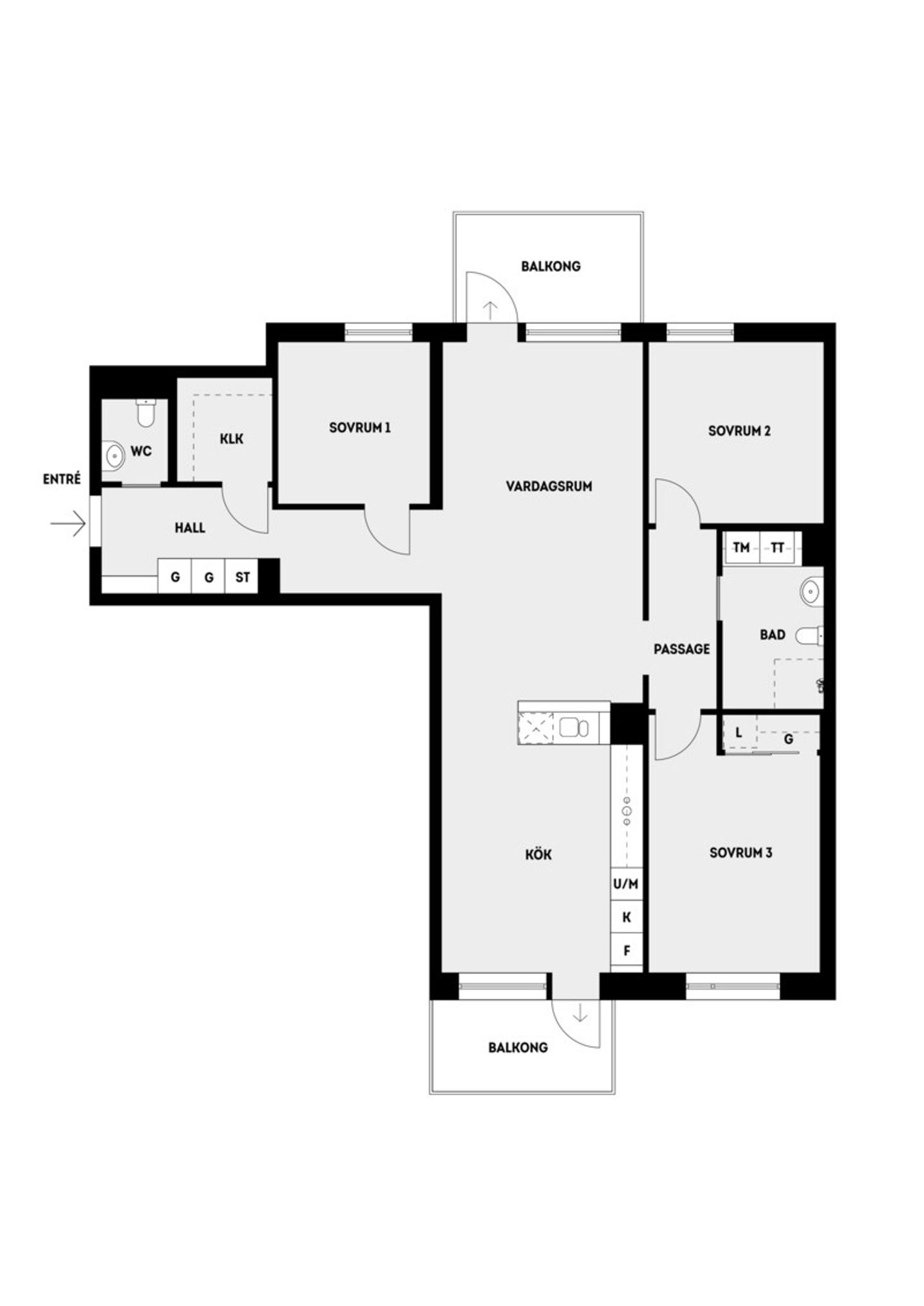 Attundavägen 12, 2tr Bostadsrätter till salu i TÄBY