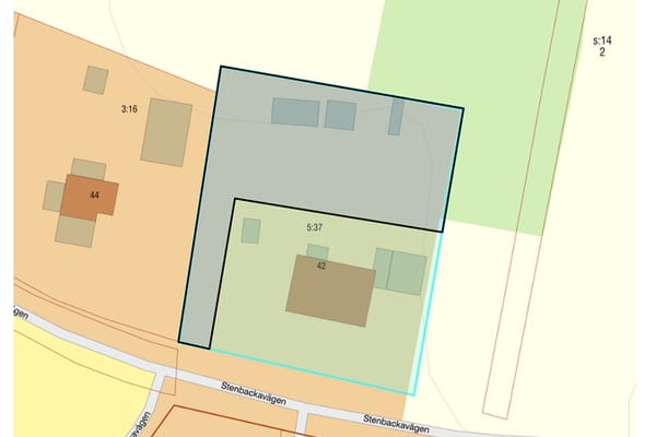 Del av STENBACKAVÄGEN 42