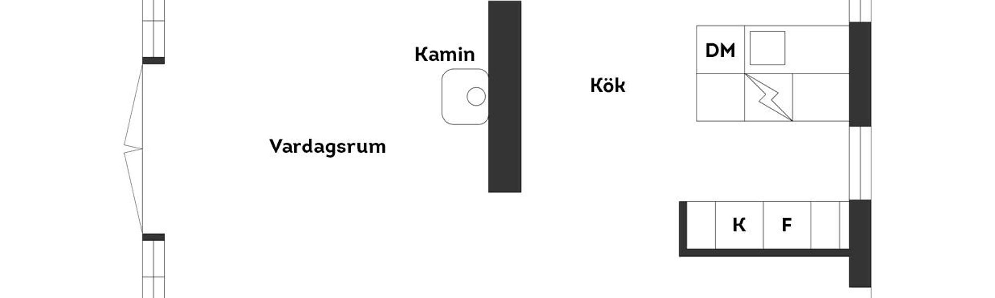 Planritning för Forellstigen 15